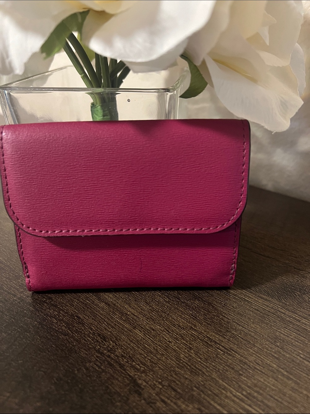 kate spade Connie Small Trifold in Rhubarb - Picture 2 of 8